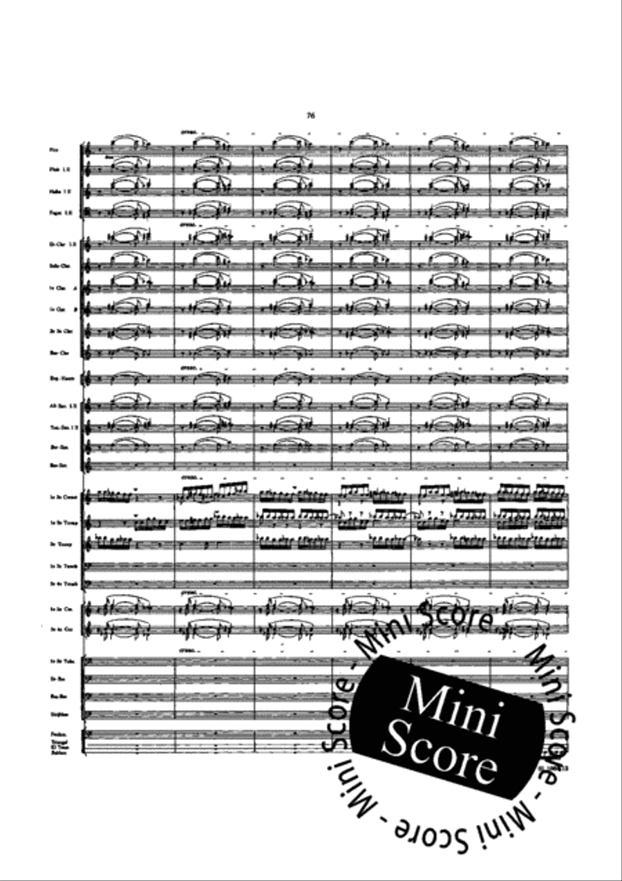 Symphonie pour Orchestre d'Harmonie Concert Band scores gallery preview page 82