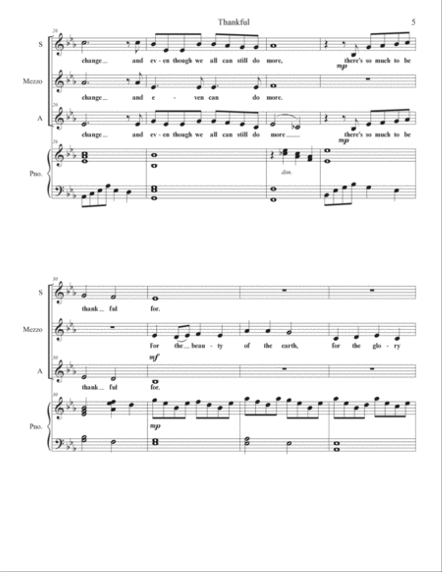 Thankful SSA scores gallery preview page 5
