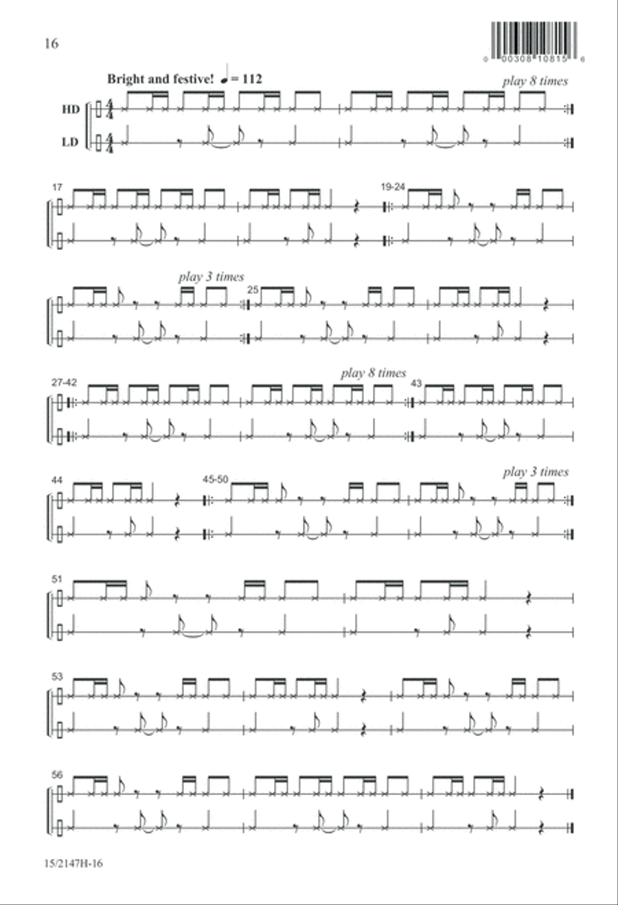 Chíu, Chíu, Chíu Chíu, Chíu, Chíu 3-Part scores gallery preview page 16