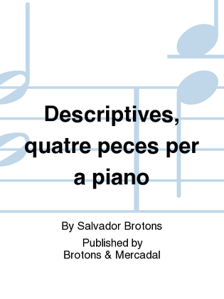 Descriptives, quatre peces per a piano