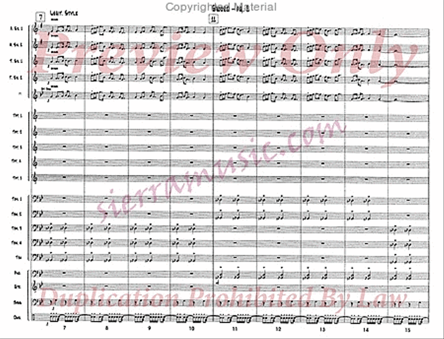 Sword Big Band scores gallery preview page 3