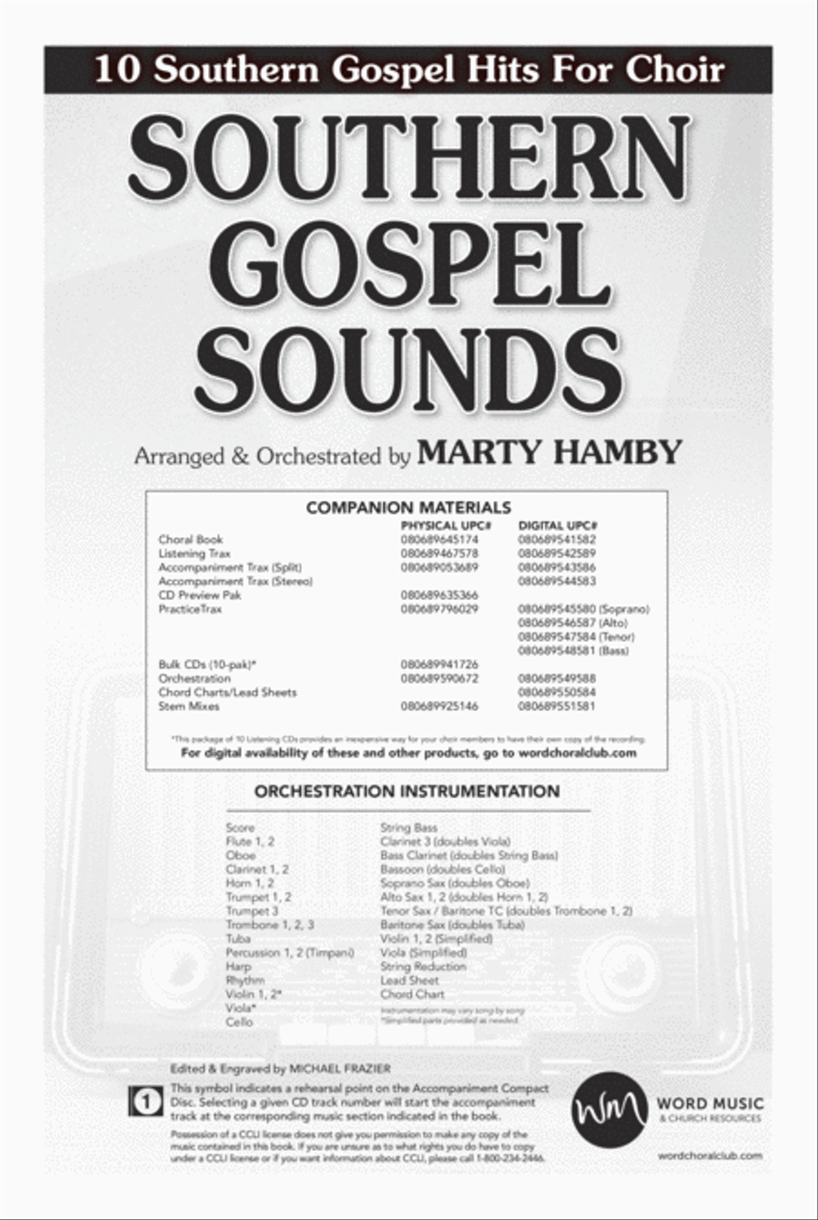 Southern Gospel Sounds - Choral Book 4-Part scores gallery preview page 2