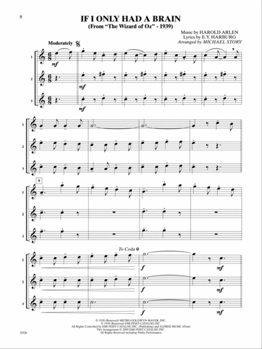 Movie Trios for All Small Ensemble scores gallery preview page 9