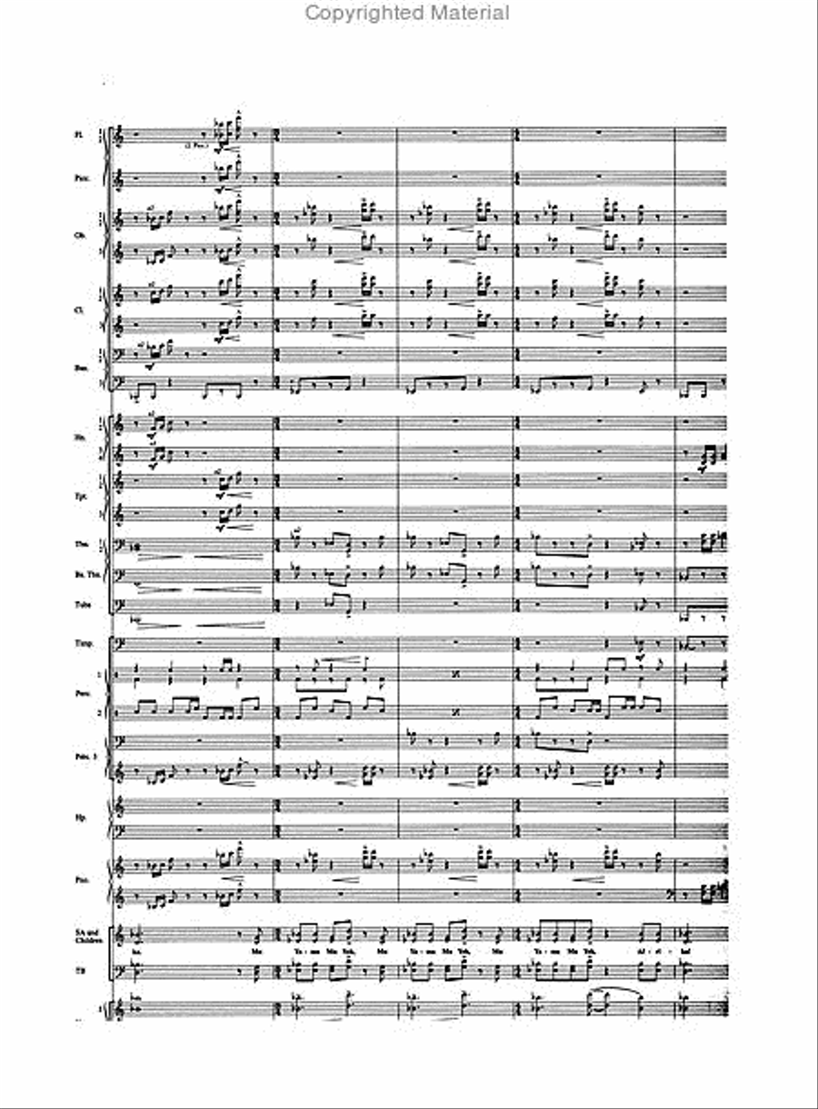 Dry Your Tears, Afrika (from Amistad) Choir scores gallery preview page 5