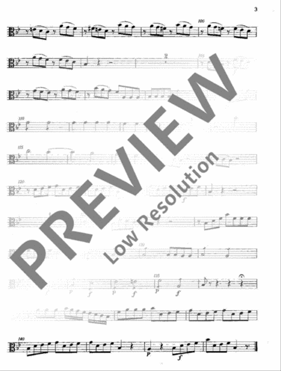 Concerto in Bb Major Violin scores gallery preview page 18