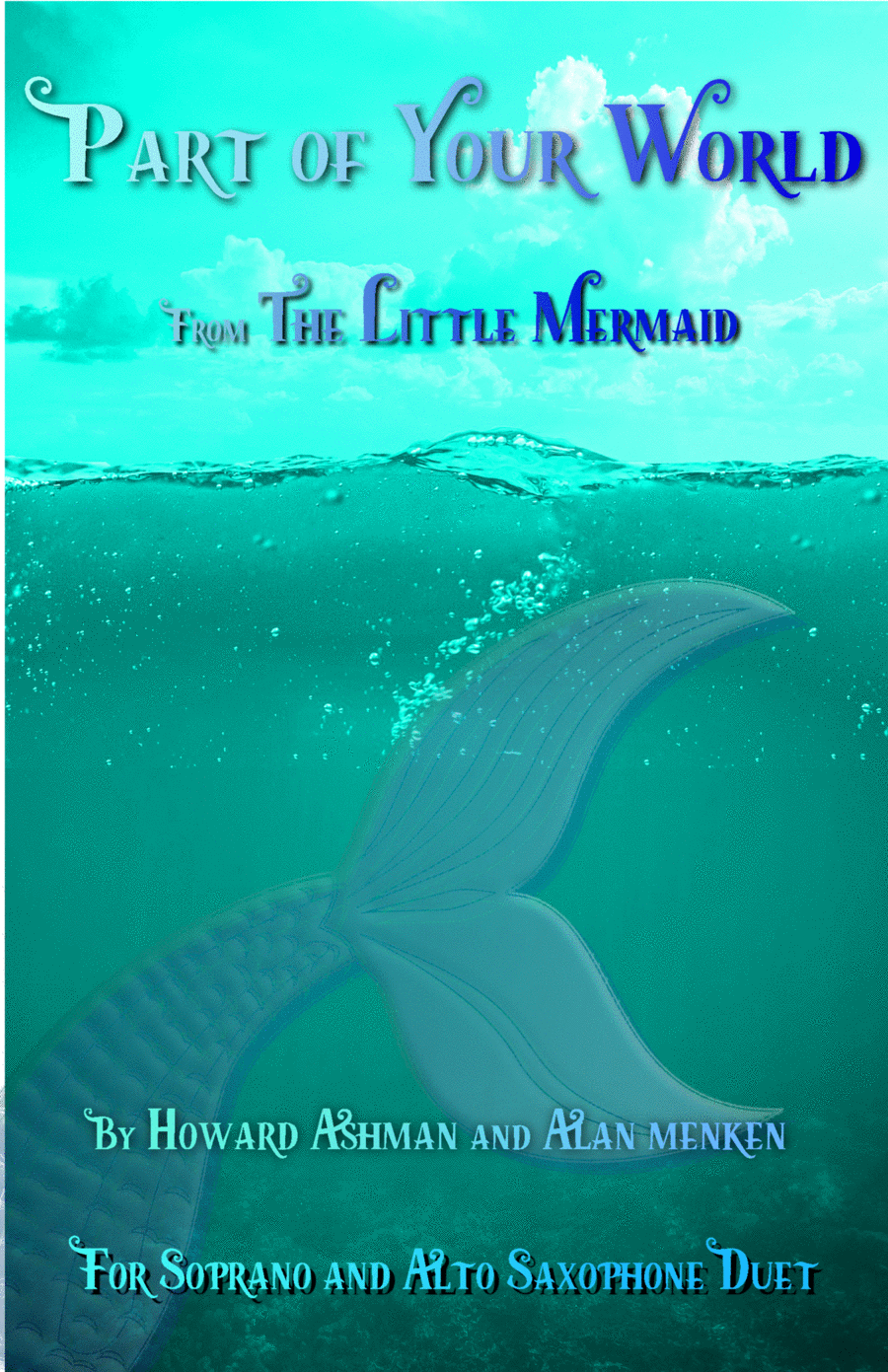 Part Of Your World Woodwind Duet scores gallery preview page 1