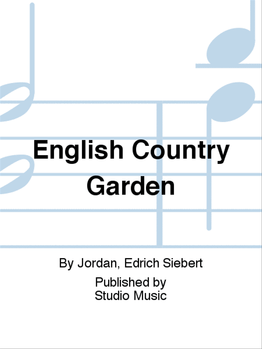 English Country Garden English Country Garden Brass Band scores gallery preview page 1