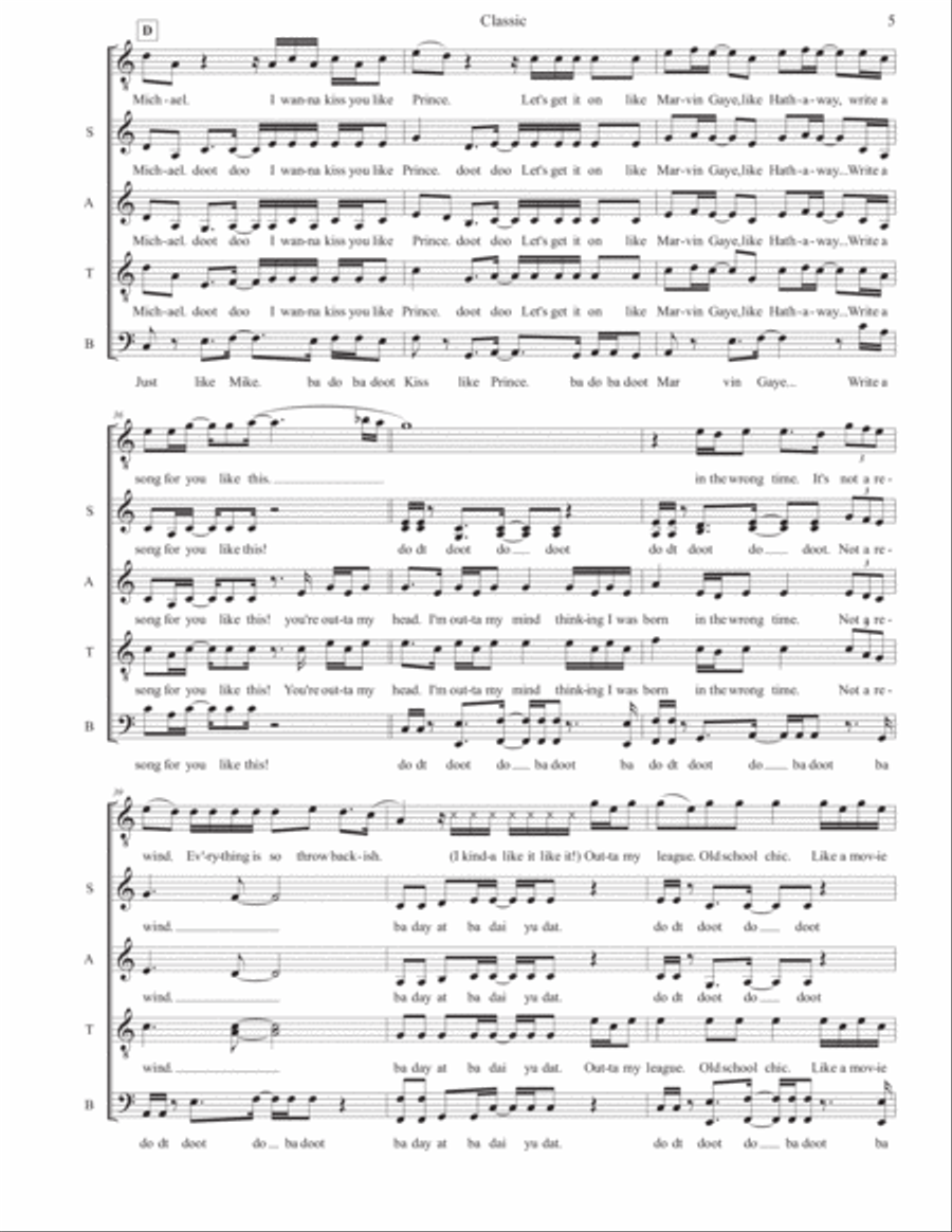 Classic 4-Part scores gallery preview page 5