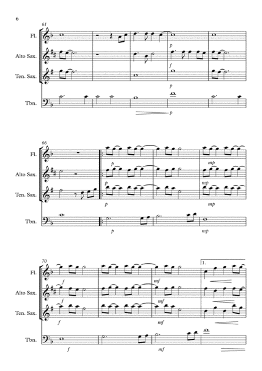 Paradise Small Ensemble scores gallery preview page 6