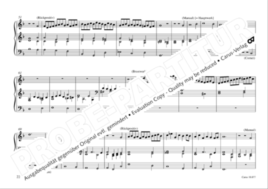 Organ music of the Hasse family Organ Solo scores gallery preview page 23