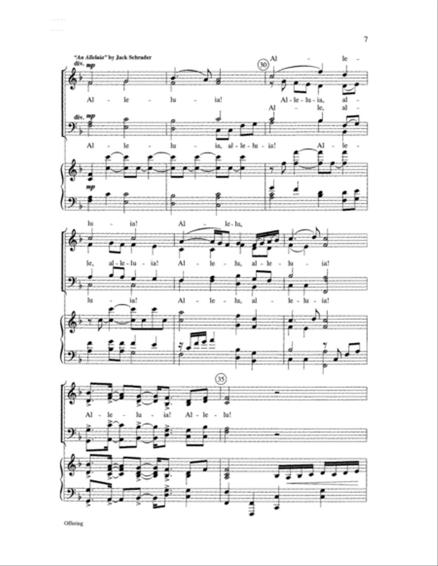 Offering Offering 4-Part scores gallery preview page 7
