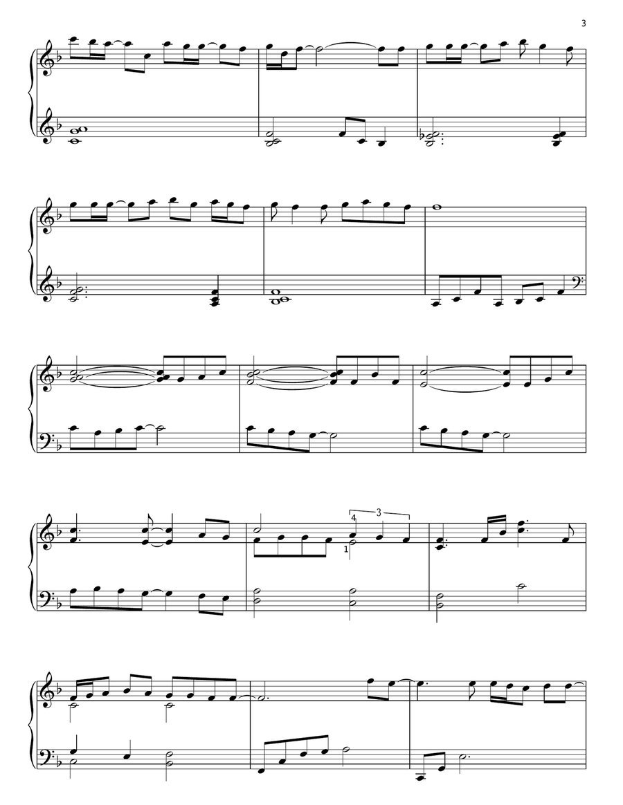 Homesick Piano Solo scores gallery preview page 3