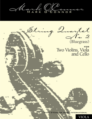 String Quartet No. 2 "Bluegrass" (viola part - two vlns, vla, cel)