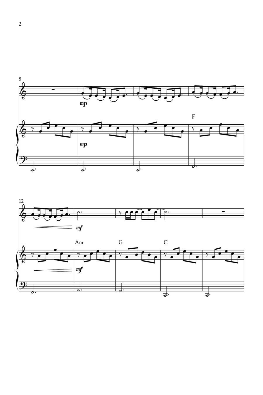 Next To Me Piano scores gallery preview page 2