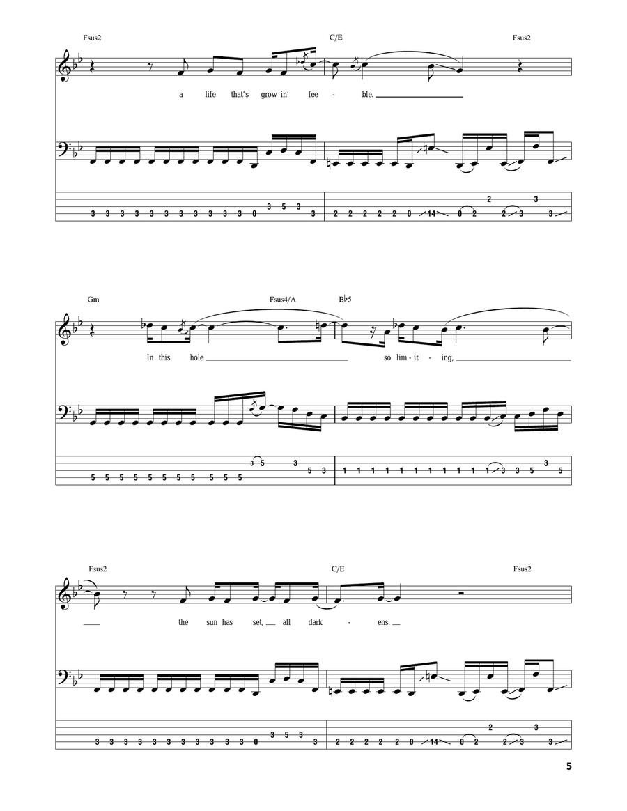 Happy? Electric Guitar scores gallery preview page 5