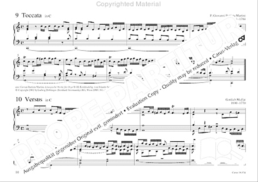 Organo pleno. Orgelstucke zum Ein- und Auszug Organ Solo scores gallery preview page 18