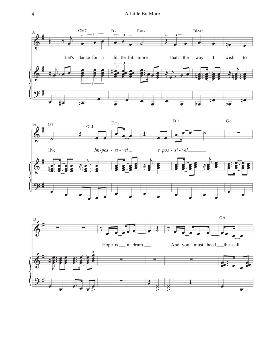 A Little Bit More Piano, Vocal scores gallery preview page 4