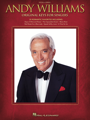 Book cover for Andy Williams - Original Keys for Singers
