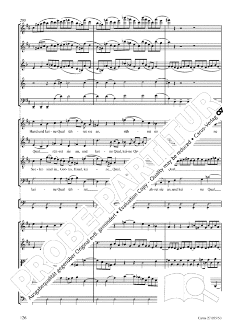 Ein Deutsches Requiem (German Requiem) 4-Part scores gallery preview page 133