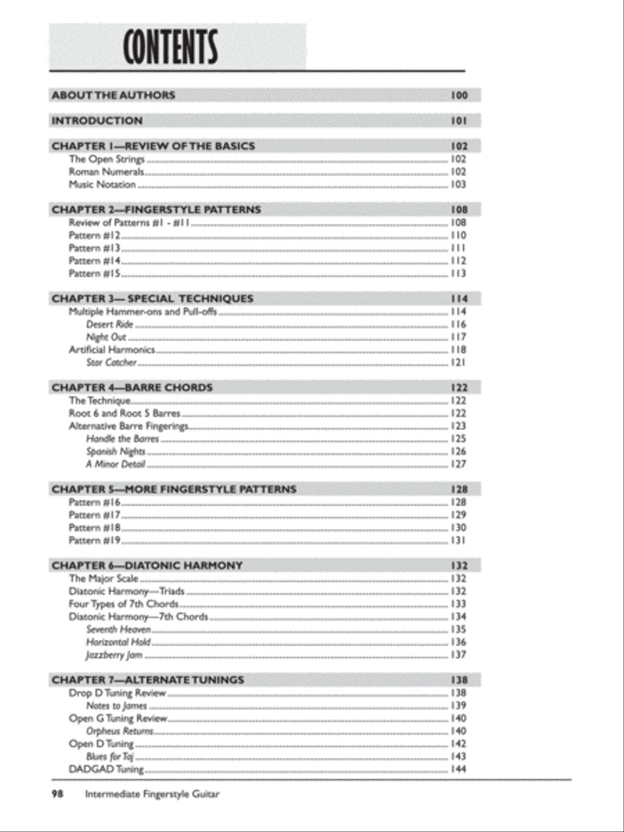 Complete Fingerstyle Guitar Method Complete Edition Acoustic Guitar scores gallery preview page 10