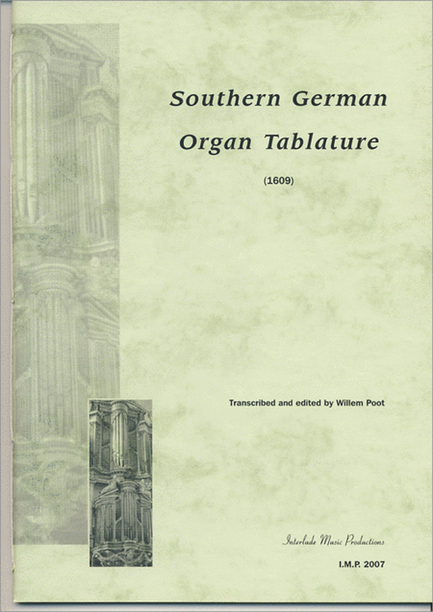 Southern German Organ Tablature