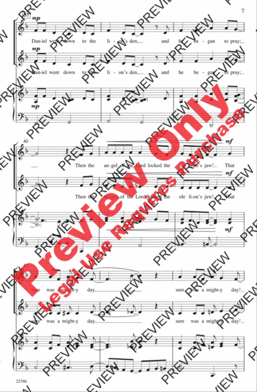 Climbing Up the Mountain 2-Part scores gallery preview page 7
