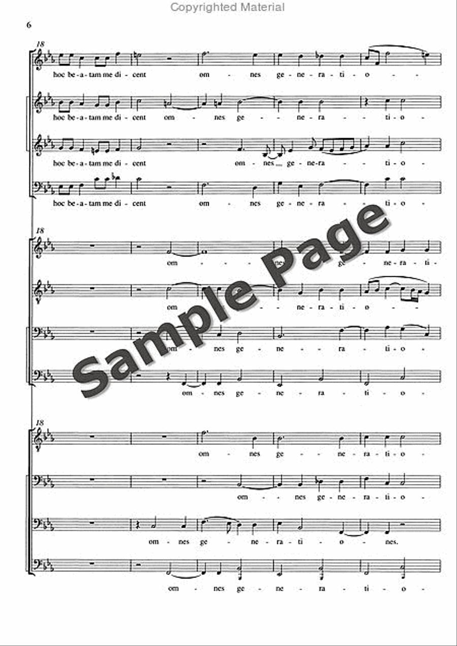 Magnificat Magnificat Mixed Choir scores gallery preview page 7