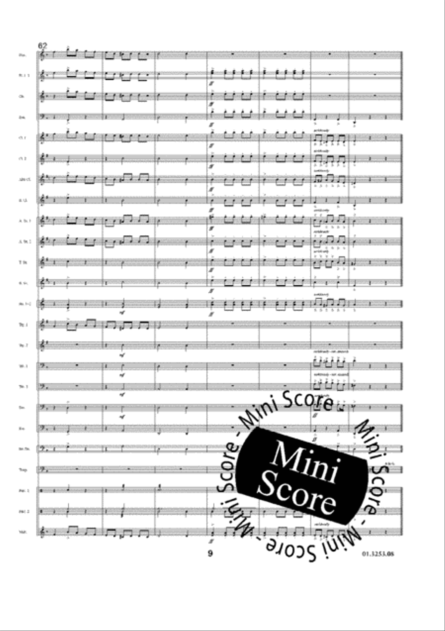 Capriol Suite Concert Band scores gallery preview page 13