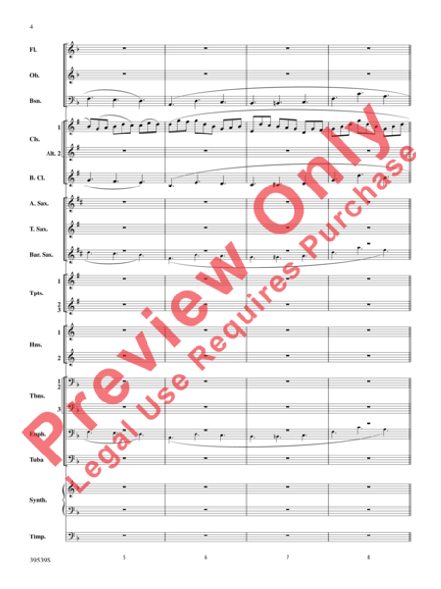 Jesu, Joy of Man's Desiring Concert Band scores gallery preview page 7