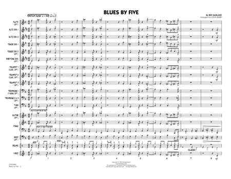 Blues by Five - Conductor Score (Full Score)