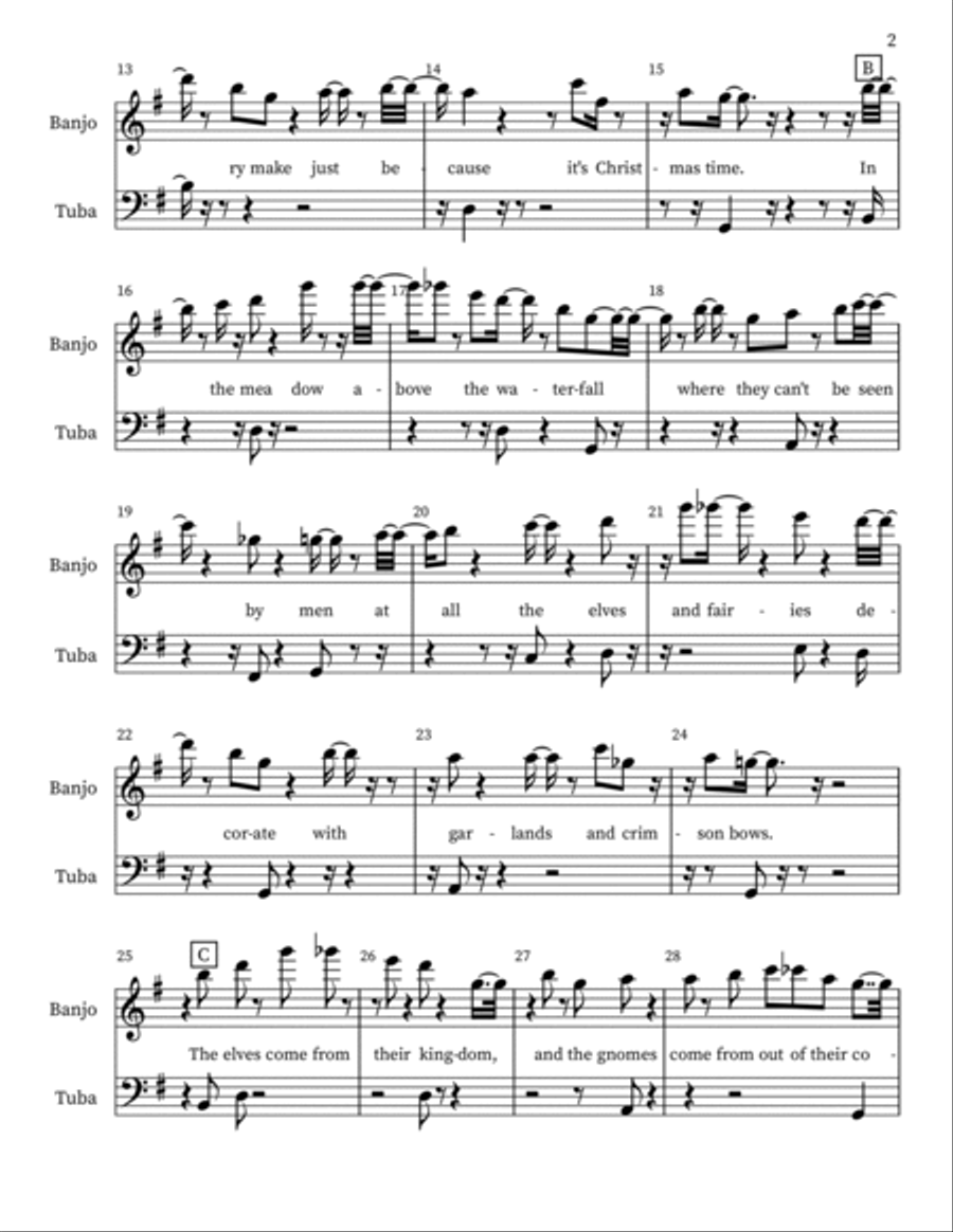 Christmas Fairy Tale Small Ensemble scores gallery preview page 2