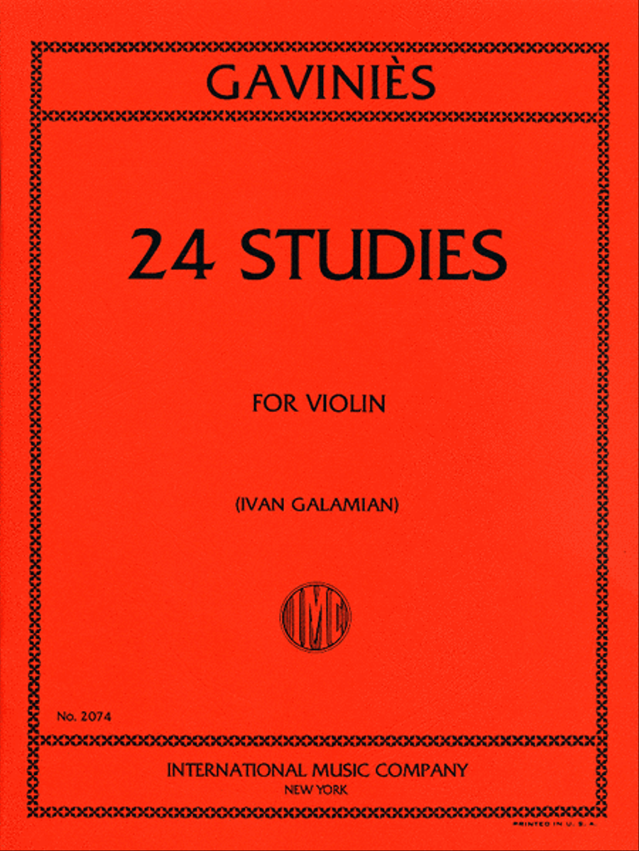 24 Studies 24 Studies Violin Solo scores gallery preview page 1