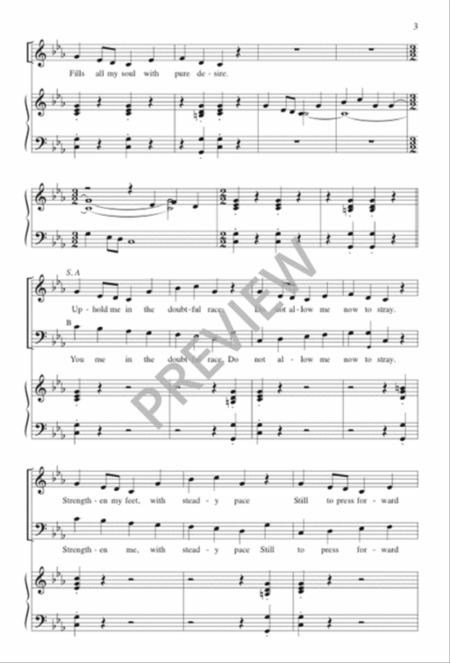You Will I Love You Will I Love 3-Part scores gallery preview page 3