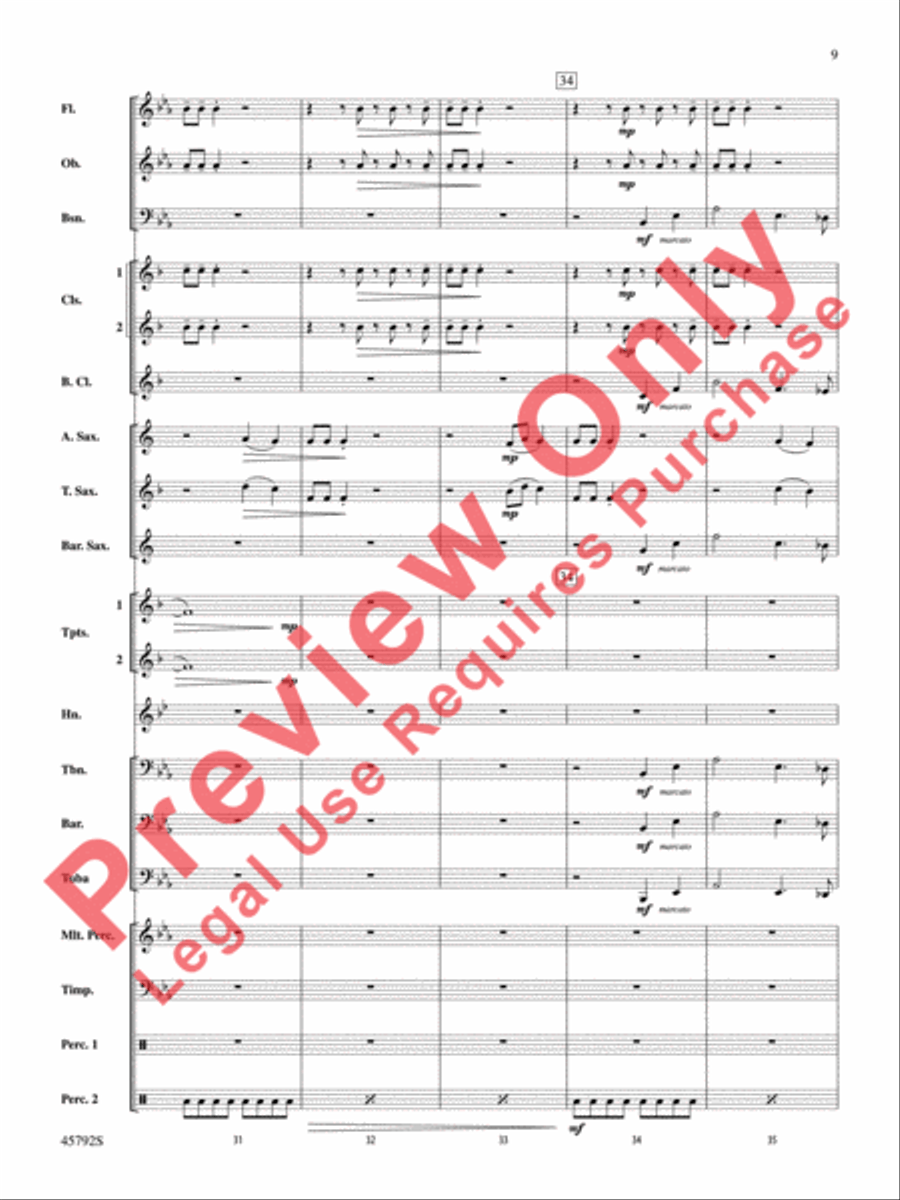 First Sun First Sun Concert Band scores gallery preview page 10