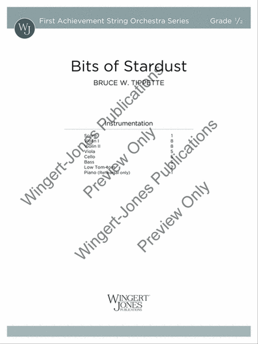 Bits of Stardust (Score) String Orchestra scores gallery preview page 2