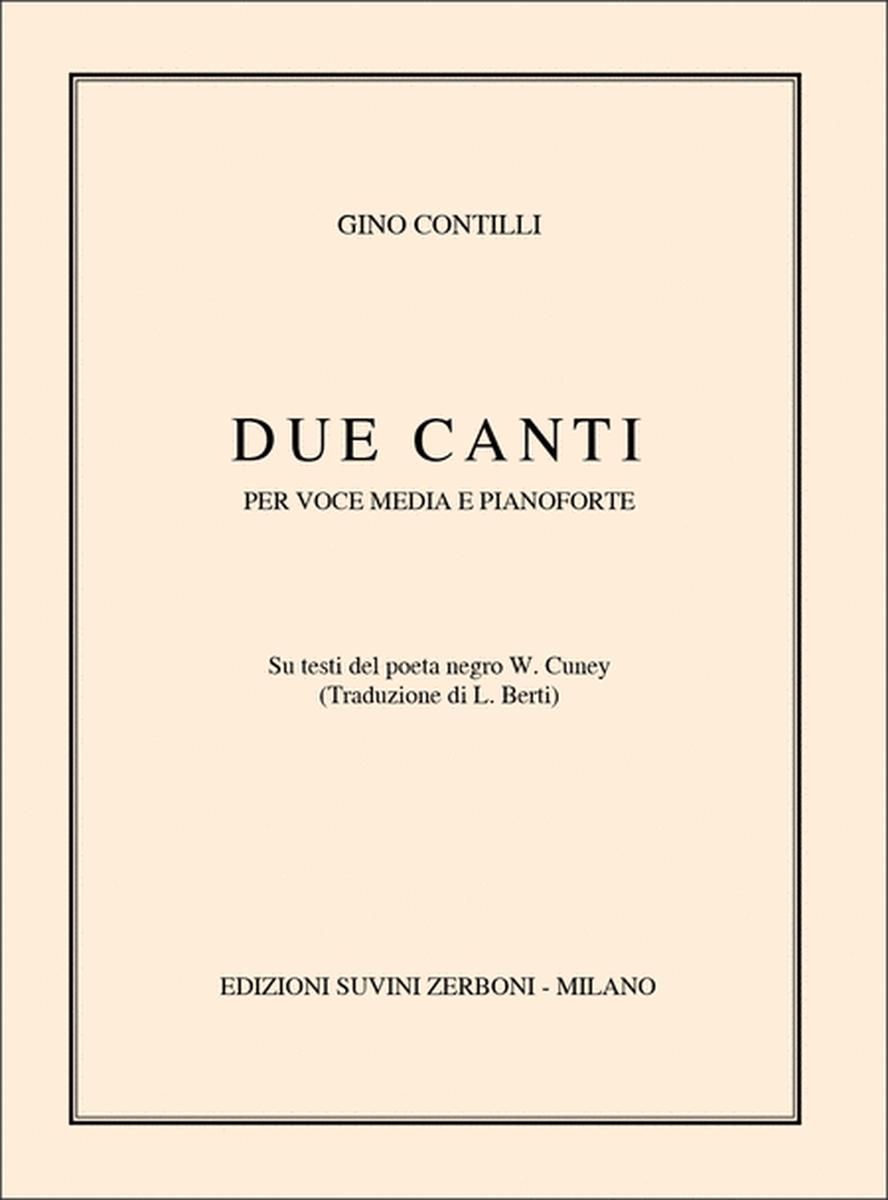 Due Canti