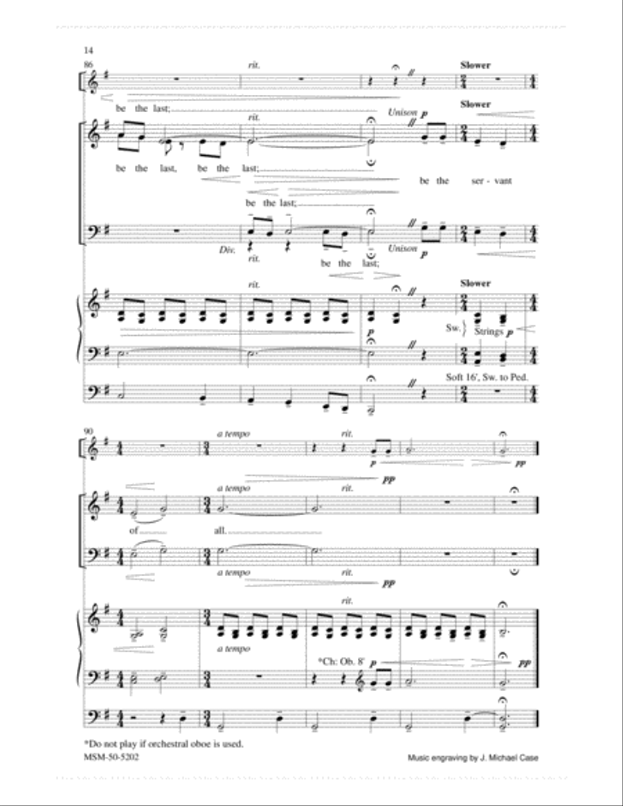The Servant Song 4-Part scores gallery preview page 8
