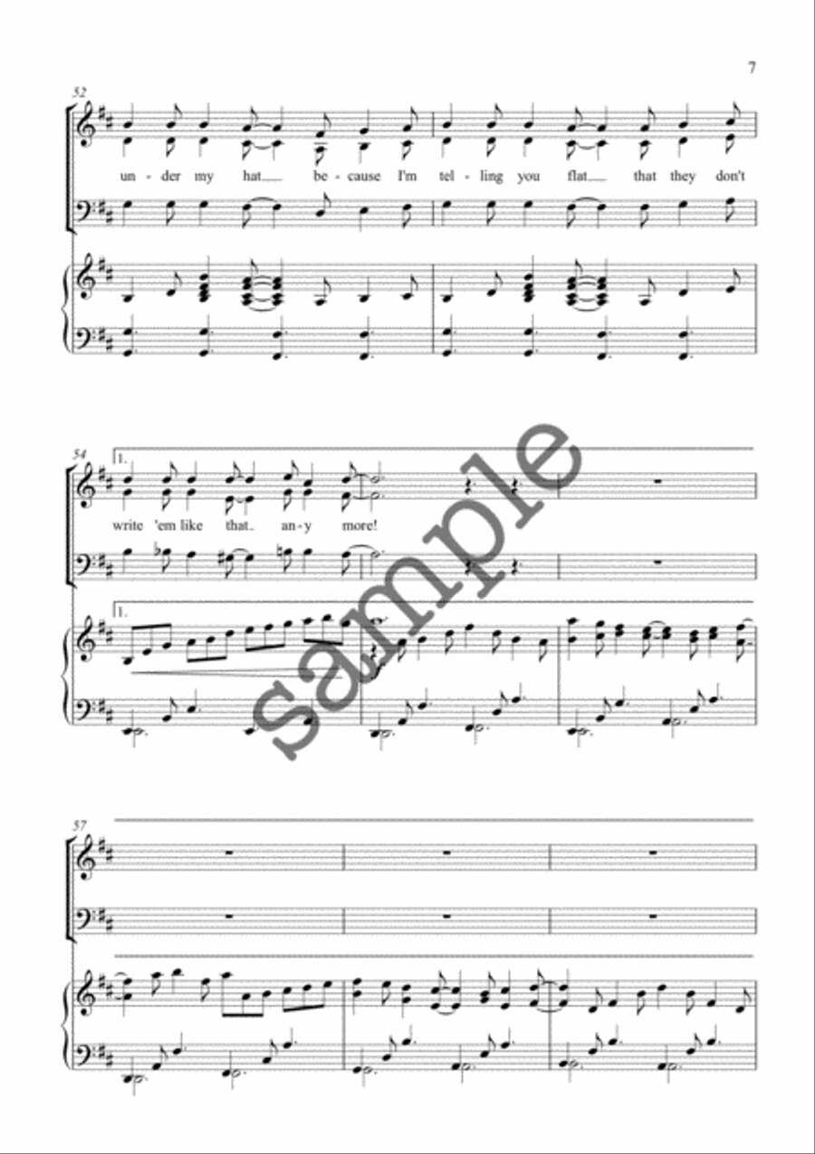 They Don't Write 'Em Like That Any More 3-Part scores gallery preview page 7