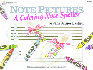 Book cover for Note Pictures: a Coloring Note Speller