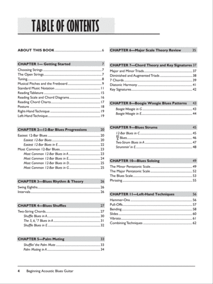 Complete Acoustic Blues Guitar Method Complete Edition Acoustic Guitar scores gallery preview page 4