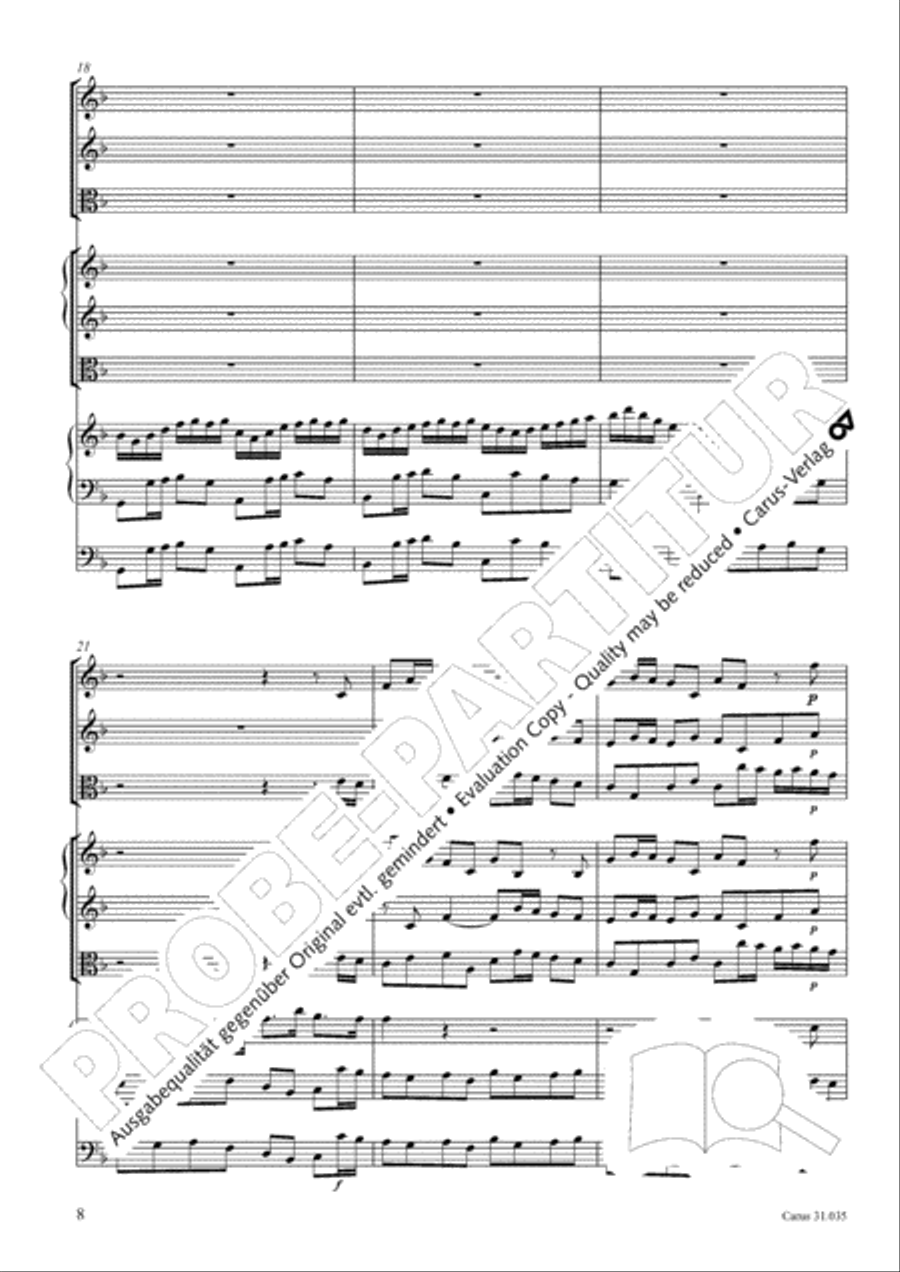 Soul and spirit are astounded (Geist und Seele wird verwirret) English Horn scores gallery preview page 9