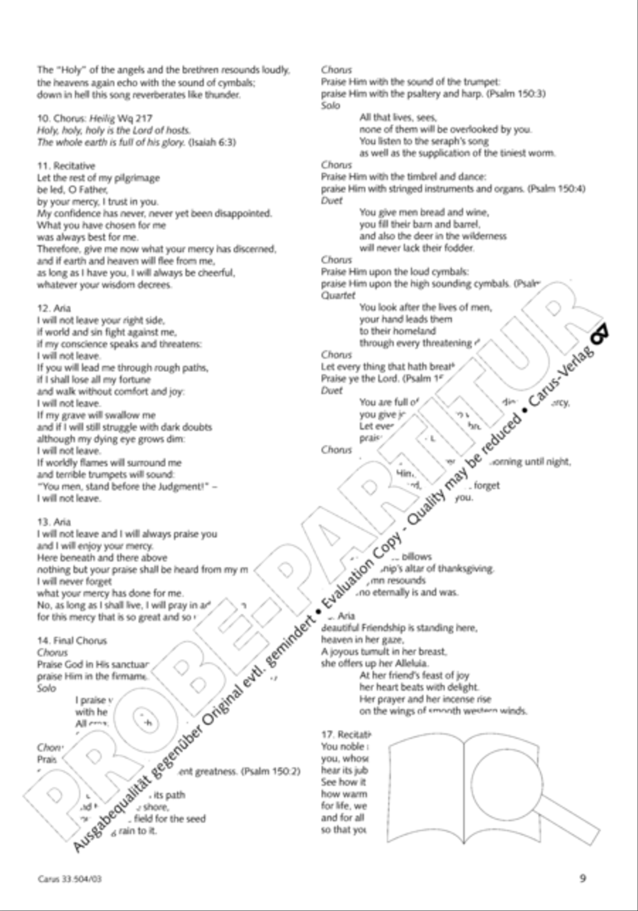 Dank-Hymne der Freundschaft 4-Part scores gallery preview page 10