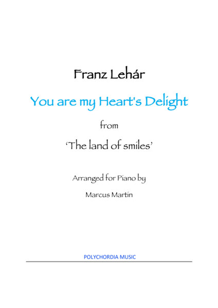 You are my Heart's Delight by Franz Lehar