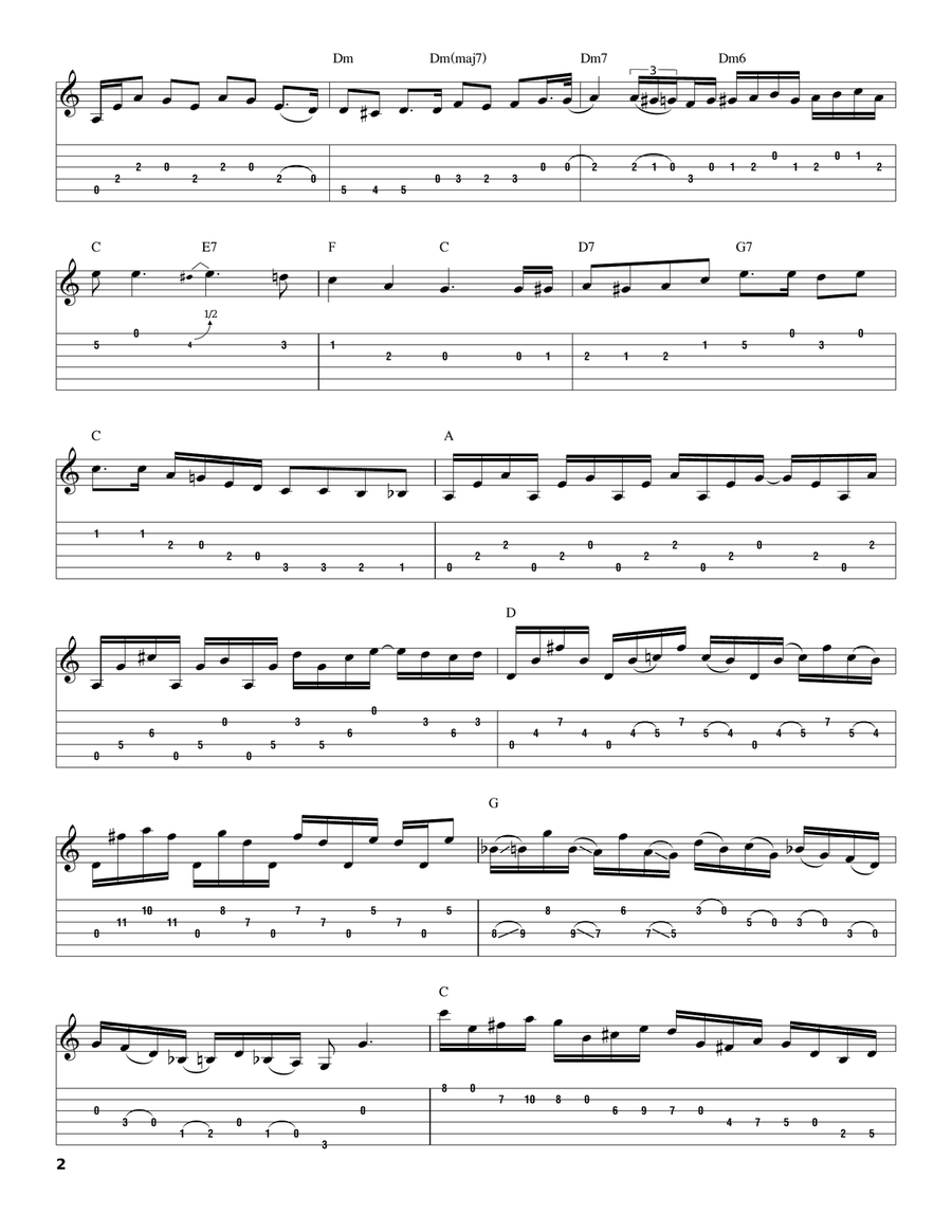 Alabama Jubilee Alabama Jubilee Acoustic Guitar scores gallery preview page 2