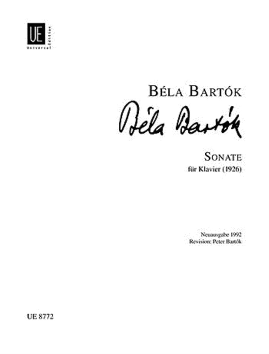 Book cover for Piano Sonata