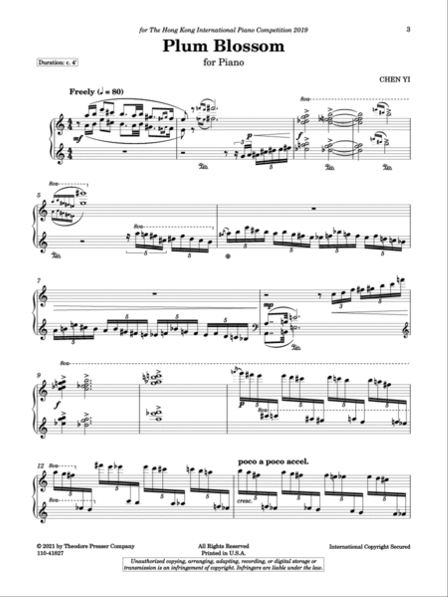 Plum Blossom Chamber Music scores gallery preview page 2