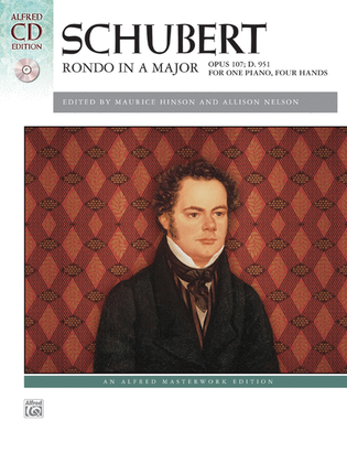 Book cover for Schubert -- Rondo in A Major, Op. 107, D. 951
