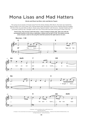 Mona Lisas And Mad Hatters