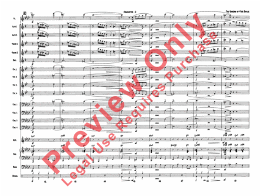 The Shadow of Your Smile (from The Sandpiper) Jazz Ensemble scores gallery preview page 8
