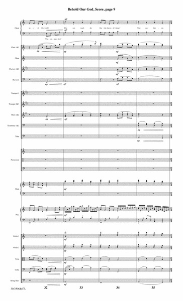Behold Our God - Orchestral Score and CD with Printable Parts